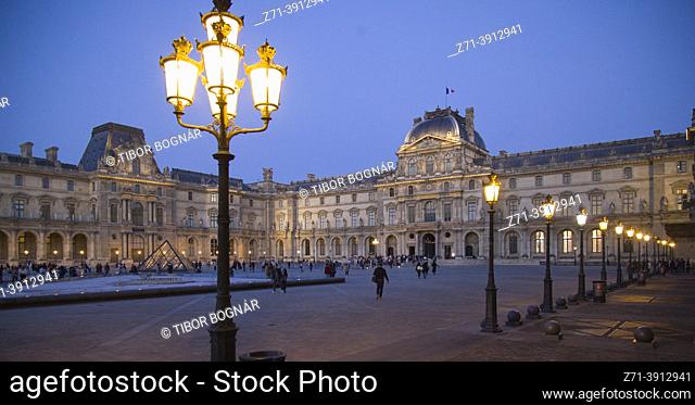 France, Paris, Louvre, palace, museum,