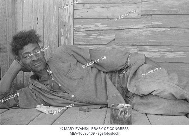 Unemployed trapper, Plaquemines Parish, Louisiana. Date 1935 Oct