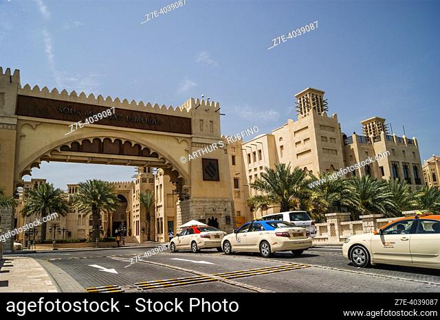 Souk Madinat Jumeirah complex, Jumeirah Road. Dubai. United Arab Emirates. Middle East