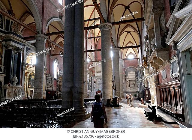 Church Santi Giovanni e Paolo, Castello district, Venice, UNESCO World Heritage Site, Venetia, Italy, Europe