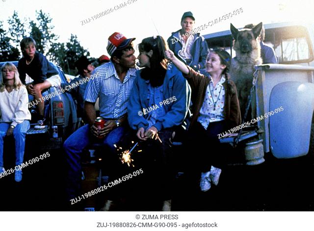 Aug 26, 1988; Calgary, Alberta, CANADA; TOM BERENGER as Gary Simmons and DEBRA WINGER as Katie Phillips/Cathy Weaver in the romantic, action