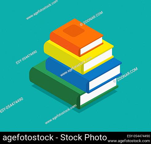 book icon illustrated in vector on white background