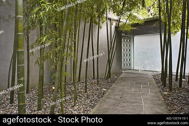 People Restaurant, French Concession district, Shanghai. Designer: Sakae Miura. [left and right] The garden entrance combines a diagonally-set path lined with...
