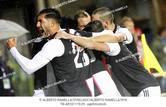 Gonzalo Higuain exultation during the match Atalanta vs Juventus, Bergamo, ITALY-23-11-2019