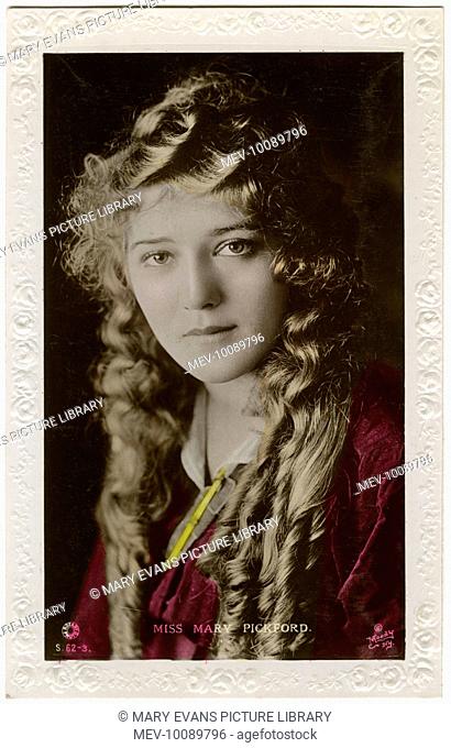 Mary Pickford (1892 - 1979), Canadian-American film actress, writer, director, and producer
