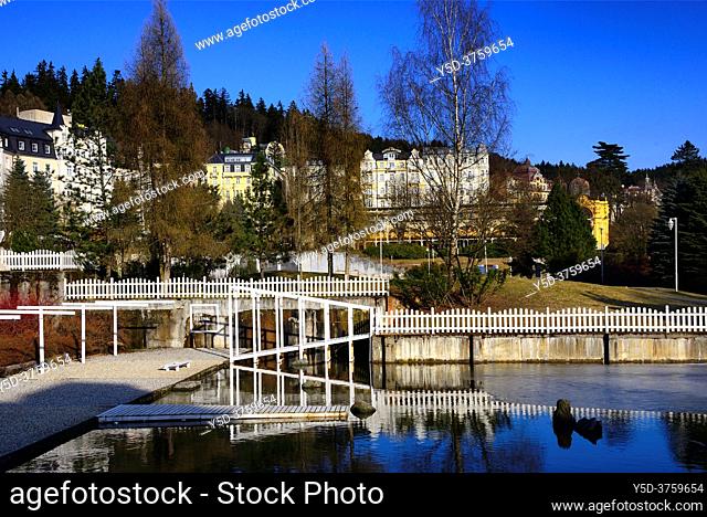 Spa resort Marianske Lazne - Marienbad, West Bohemia, Czech Republic, Europe