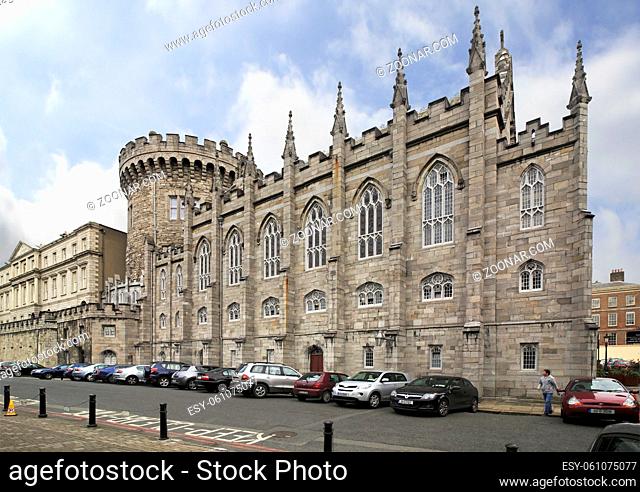 Dublin, Ireland - August 20, 2014: Chapel Royal in Dublin Castle