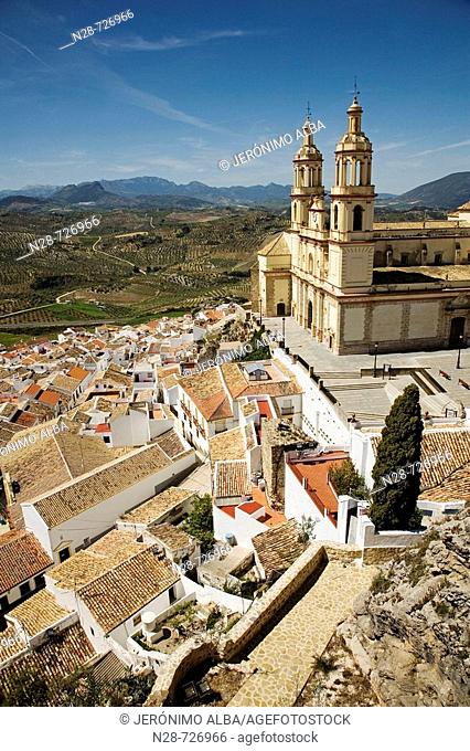 Church of Nuestra Señora de la Encarnacion, Olvera. Pueblos Blancos ('white towns'), Cadiz province, Andalucia, Spain
