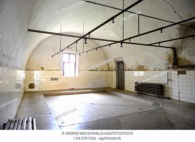 Terizen Jewish Concentration Camp Czech Republic World War II Nazi bathrooms showers