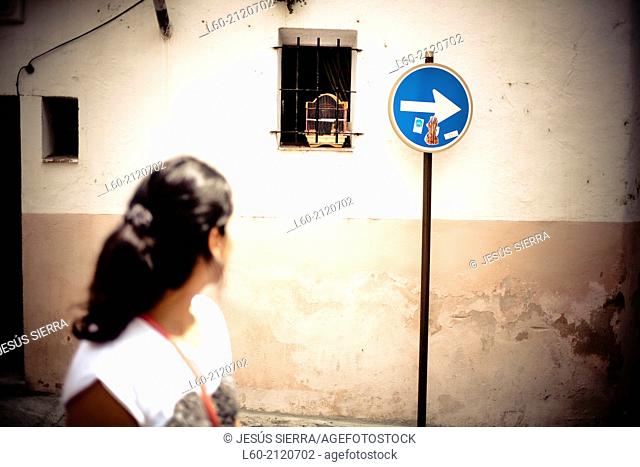 Girl in Caceres, Extremadura, Spain