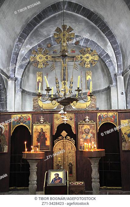 Montenegro, Kotor, St Lucas serbian orthodox church, interior