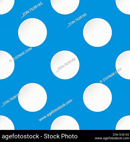 Vector round circles repeated on blue background