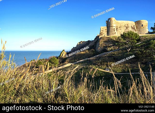 Ortona, Chieti district, Abruzzo, Italy, Europe, view of the Aragonese castle