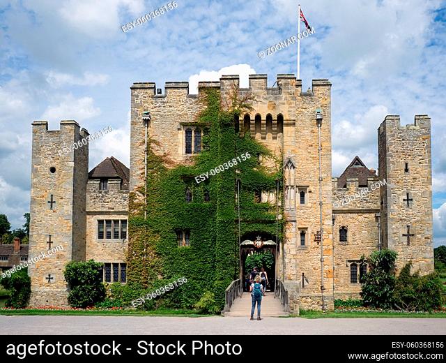 View of Hever Castle in Hever Kent