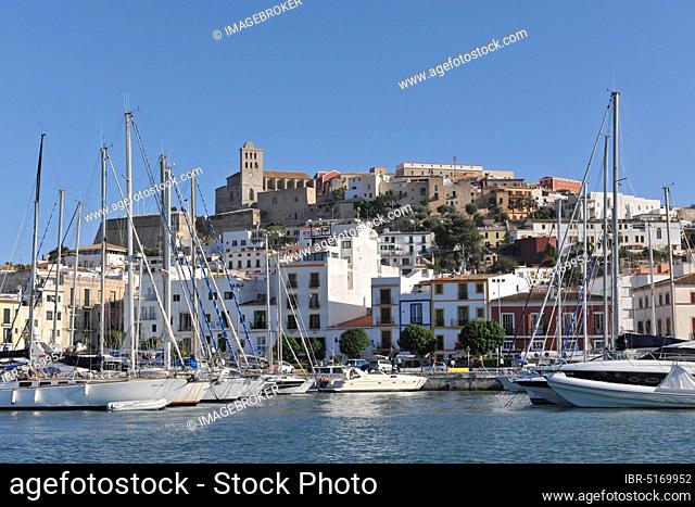 Port of Dalt Vila, Balearic Islands, Europe/, Ibiza, Eivissa, Spain, Europe