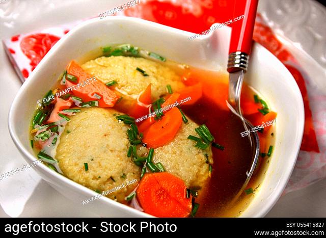 austrian cuisine, semolina dumpling soup