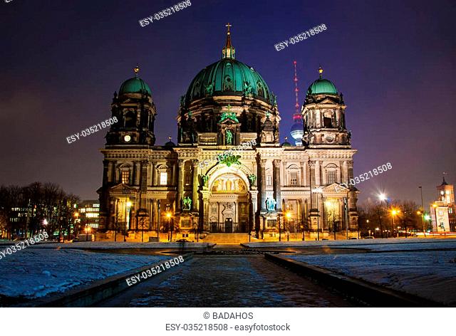Berlin Dom by Night