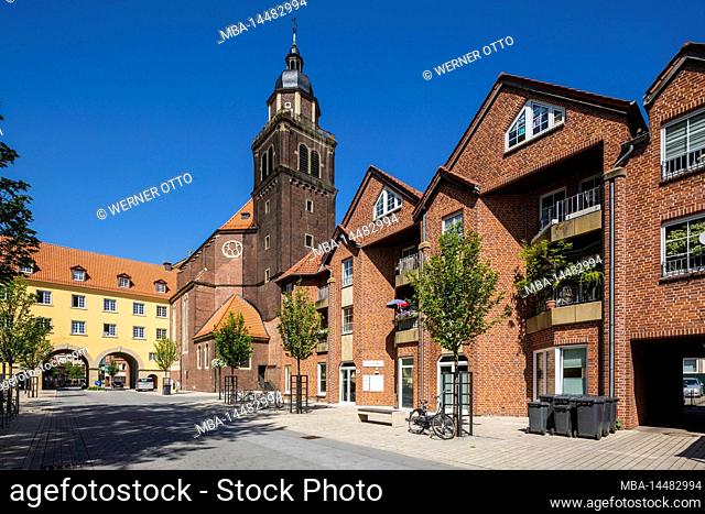 Germany, Coesfeld, Berkel, Baumberge, Muensterland, Westphalia, North Rhine-Westphalia, Protestant parish church, formerly Jesuit church St