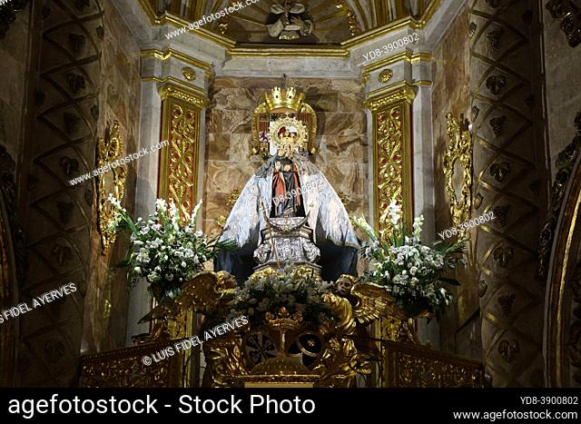 The Sanctuary of the Virgen del Mar, patron saint of Almería, is a temple in the Spanish city of Almería, Andalusia, conceived as a church of a religious...