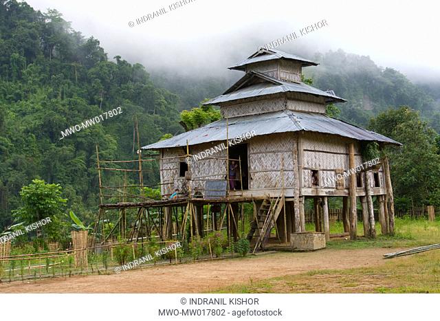 A Buddhist temple, at the village of Choto Mowdak, in Thanchi, Bandar Ban hill tracts, Bangladesh October 7, 2008