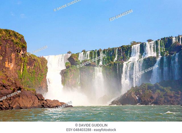 Landscape from Iguazu Falls National Park, Argentina. World heritage site. South America Adventure travel