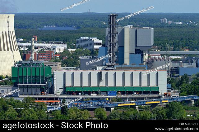 Waste incineration plant, Ruhleben, Berlin, Germany, Europe