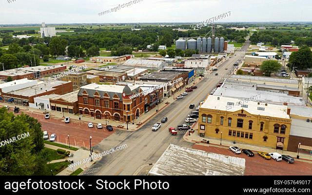 A small town just across the Nebraska border primarily an agricultural city