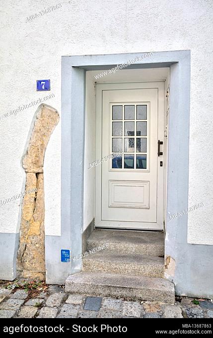 Door, entrance, Amberg, Upper Palatinate, Bavaria, Germany, Europe