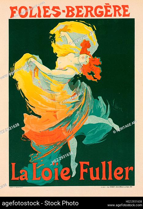 Affiche pour les Folies-Bergère, la Loïe Fuller., c1897. Creator: Jules Cheret