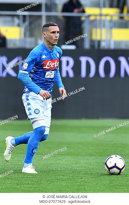 Napoli football player Josè Maria Callejon during the match Frosinone-Napoli in the Benito Stirpe stadium, Frosinone (Italy) April 28th, 2019