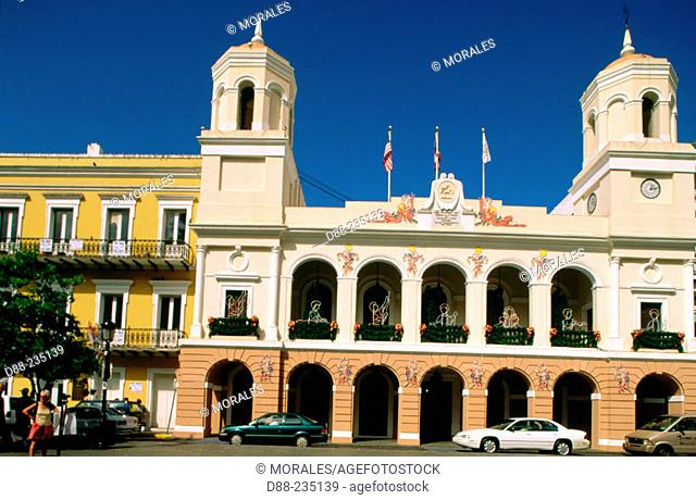 Old San Juan. Town Hall. Puerto Rico