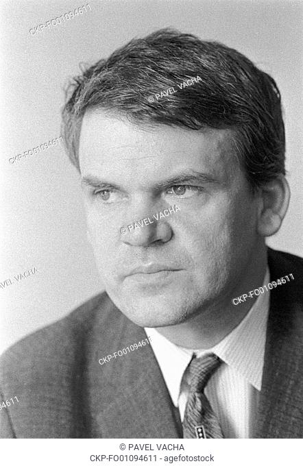 ***FILE PHOTO*** Milan Kundera, a Czech-born author living in France, has regained Czech citizenship after 40 years, daily Pravo writes on December 3, 2019