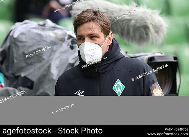 firo: 20.03.2021.Fussball , Fussball.1. Bundesliga, Saison 2020/2021.SVW SV Werder Bremen - VfL Wolfsburg 1:2..Clemens Fritz |usage worldwide
