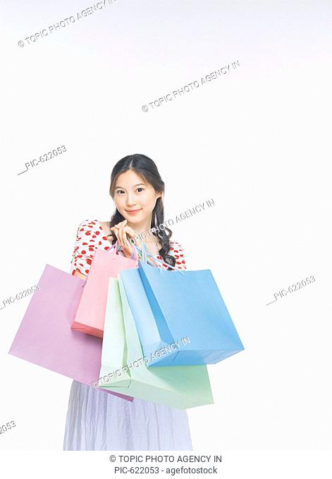 Shopping Bags Held By Jin Yoon-Jung