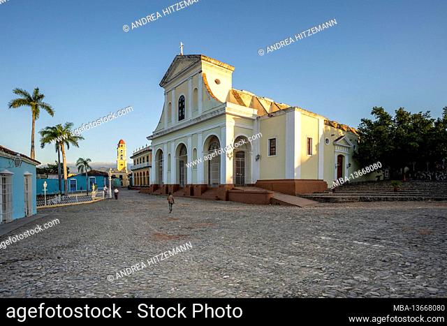 Holy Trinity Church and Basilica Menor de San Francisco de Asis on Plaza Mayor and in Trinidad, Spiritus Sancti Province, Cuba