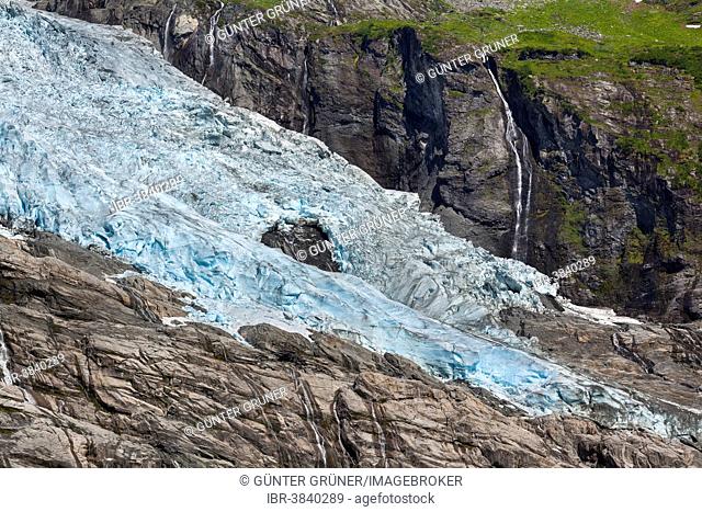 Bøyabreen Glacier, Jostedalsbreen Glacier, Sogndal valley, Sogn og Fjordane, Norway