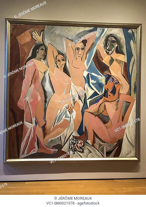 Pablo Picasso - Les demoiselles d'Avignon - 1907, Museum of Modern Art, New York, USA