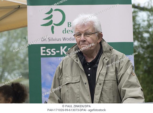 Silvius Wodarz from the eponymous foundation at the announcement of the tree of the year for 2018 in Berlin, Germany, 26 October 2017