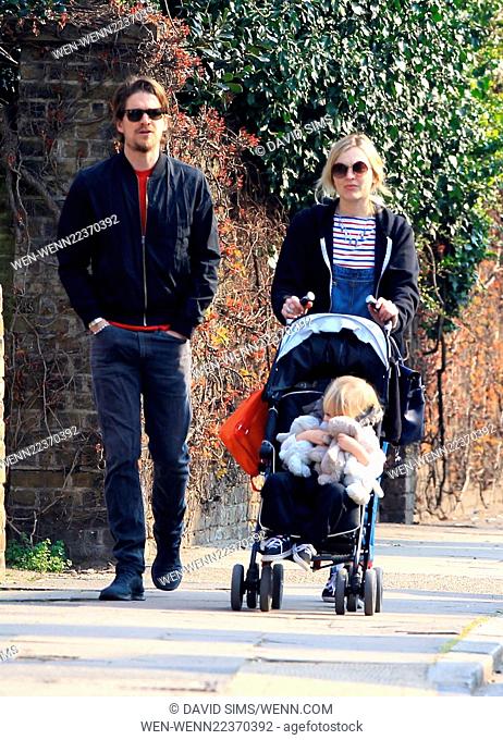Fearne Cotton and Jessie Wood go for a morning stroll in the sunshine with their son Rex the week it was announced the BBC Radio 1 DJ will voice the Teletubbies...