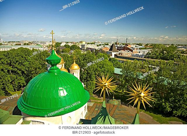 Transfiguration of the Saviour monastery, view from the bell tower, Yaroslavl, Russia