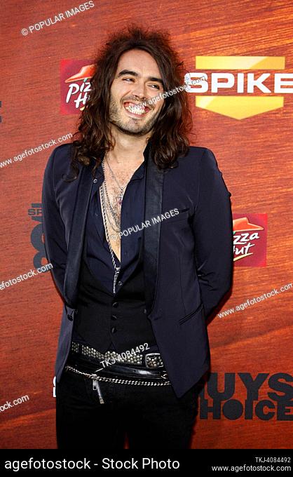 Russell Brand attends the Spike TV 2nd Annual Guys Choice Awards held at the Sony Pictures Studios in Culver City, California, United States on May 30, 2008