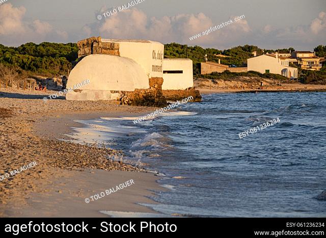 Ses Covetes beach, Campos, Mallorca, Spain