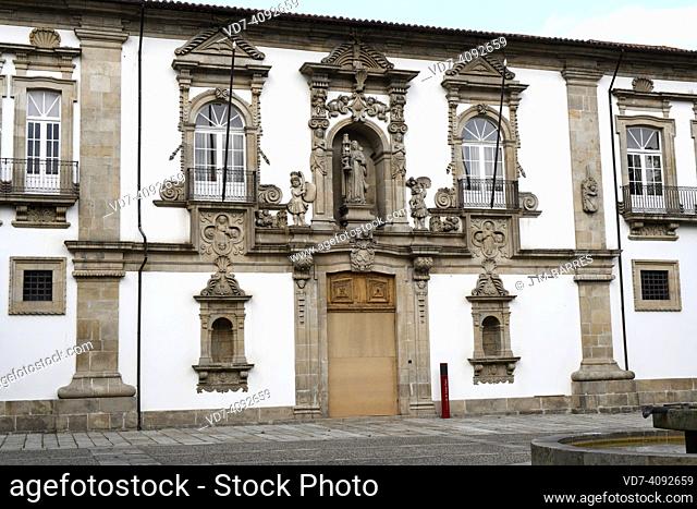 Guimaraes city (UNESCO World Heritage Site). Old Convent of Santa Clara (16th century), currently City hall. Braga, Portugal