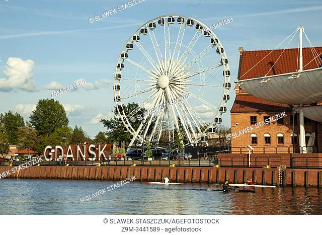 Summer afternoon in Gdansk old town, Poland