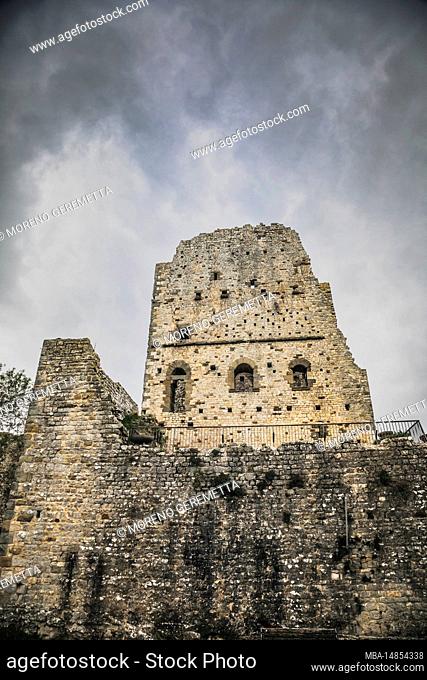 Italy, Tuscany, province of Arezzo, Civitella in Val di Chiana, the fortress of Civitella