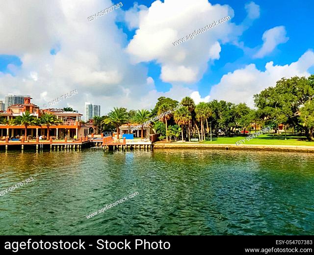 Luxury mansion in exclusive part of Fort Lauderdale known as small Venice