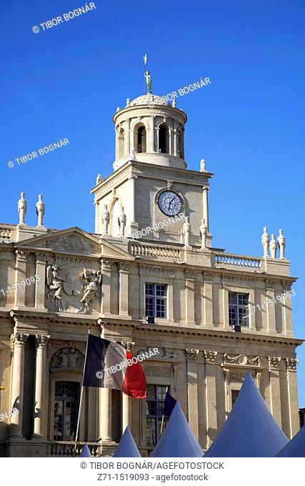 France, Provence, Arles, Hôtel de Ville, town hall