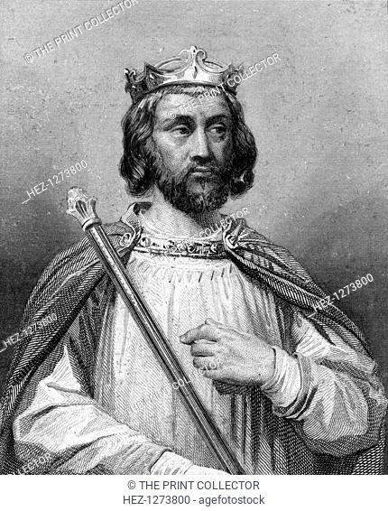 King Clotaire III of the Franks, (19th century). Clotaire III (652-673) was king of the Frankish kingdom of Neustria and Burgundy and briefly in c660-662 of all...