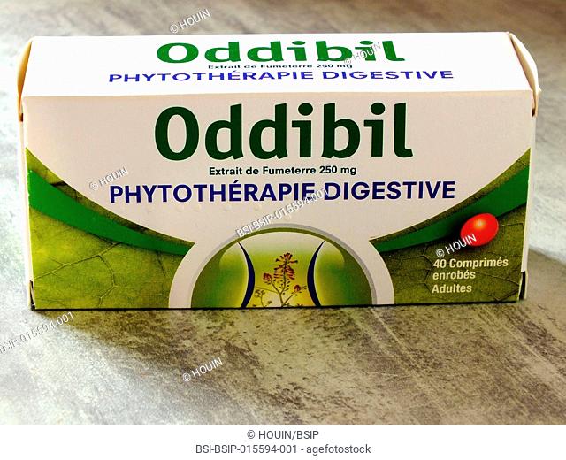 Oddibil medication: digestive phytotherapy
