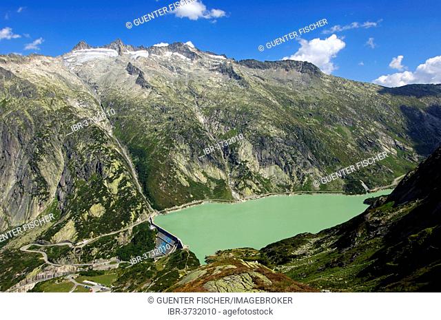Raeterichsbodensee lake, Guttannen, Bernese Oberland, Canton of Bern, Switzerland